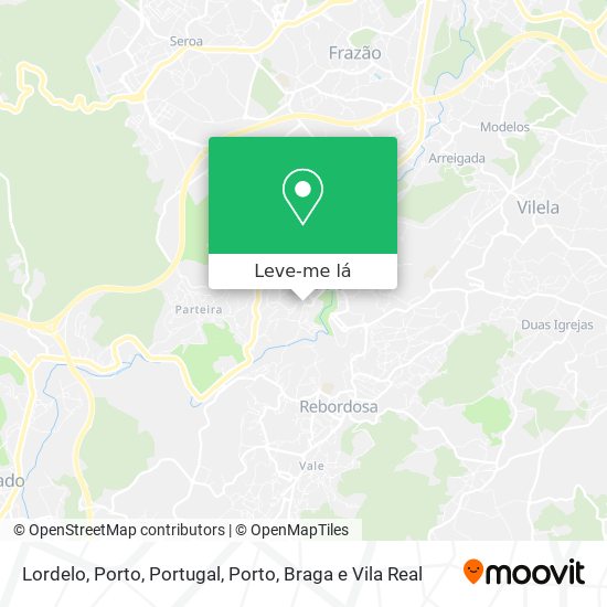 Lordelo, Porto, Portugal mapa