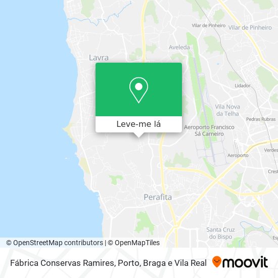 Fábrica Conservas Ramires mapa