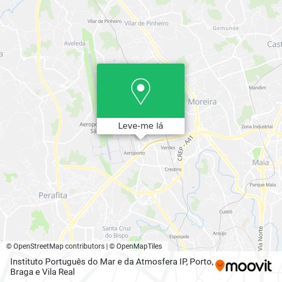 Instituto Português do Mar e da Atmosfera IP mapa