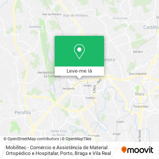 Mobilitec - Comércio e Assistência de Material Ortopédico e Hospitalar mapa