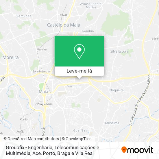 Groupfix - Engenharia, Telecomunicações e Multimédia, Ace mapa