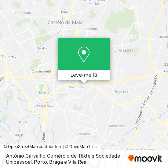 António Carvalho-Comércio de Têxteis Sociedade Unipessoal mapa