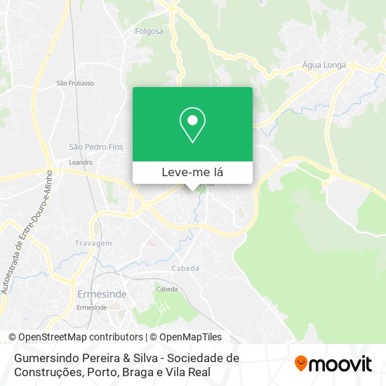 Gumersindo Pereira & Silva - Sociedade de Construções mapa
