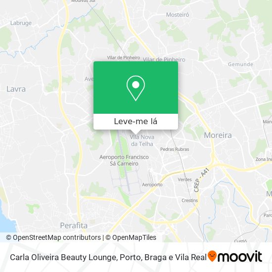 Carla Oliveira Beauty Lounge mapa