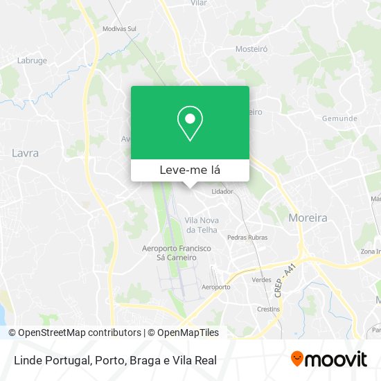Linde Portugal mapa