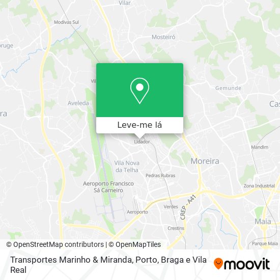 Transportes Marinho & Miranda mapa