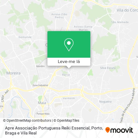 Apre Associação Portuguesa Reiki Essencial mapa