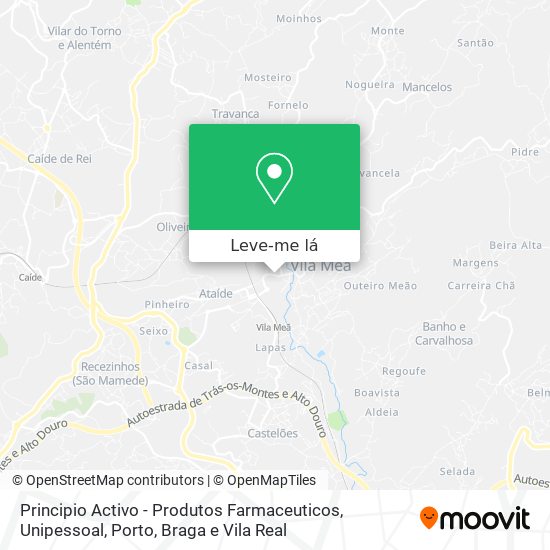 Principio Activo - Produtos Farmaceuticos, Unipessoal mapa