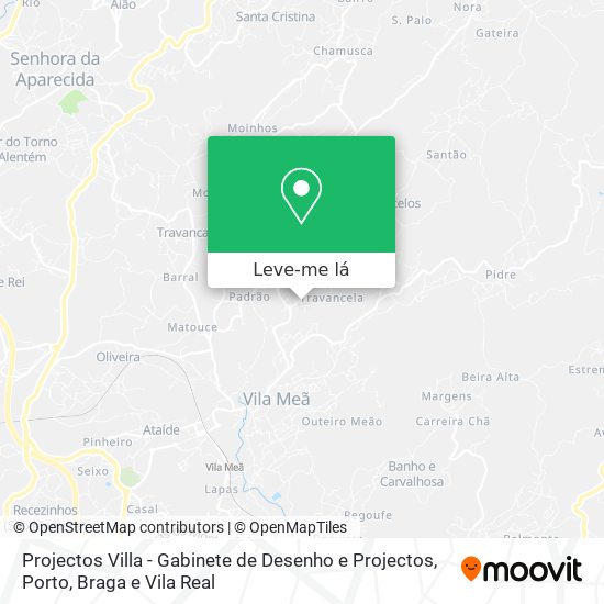 Projectos Villa - Gabinete de Desenho e Projectos mapa