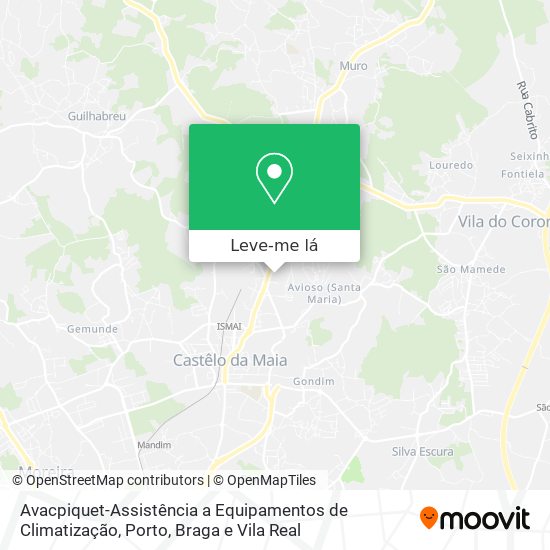 Avacpiquet-Assistência a Equipamentos de Climatização mapa