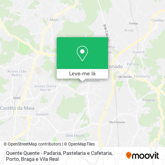 Quente Quente - Padaria, Pastelaria e Cafetaria mapa