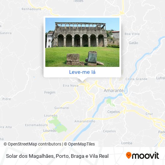 Solar dos Magalhães mapa