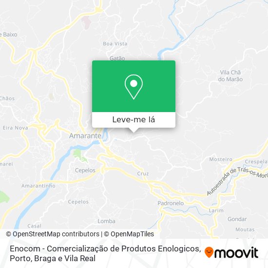 Enocom - Comercialização de Produtos Enologicos mapa