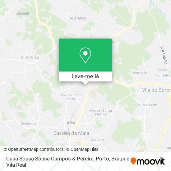 Casa Sousa Sousa Campos & Pereira mapa