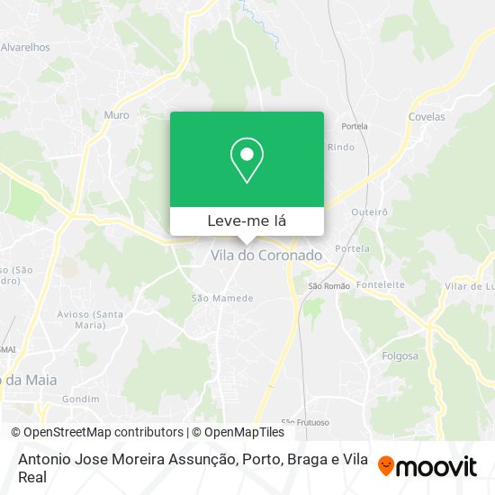 Antonio Jose Moreira Assunção mapa