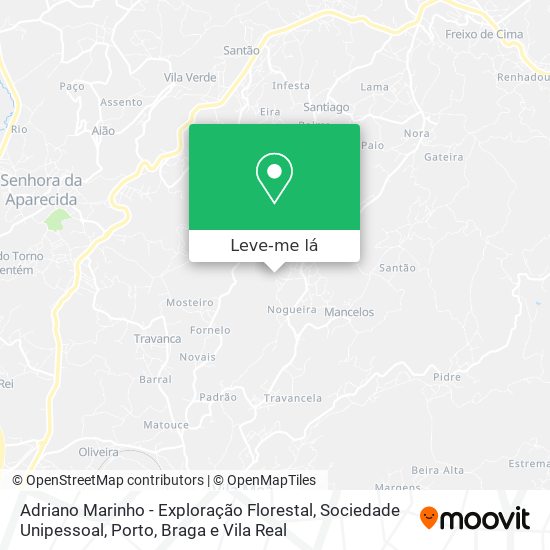 Adriano Marinho - Exploração Florestal, Sociedade Unipessoal mapa