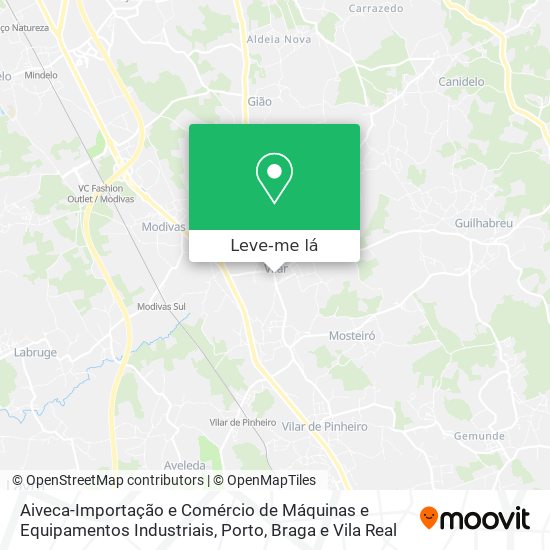 Aiveca-Importação e Comércio de Máquinas e Equipamentos Industriais mapa