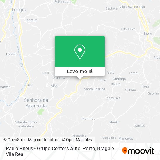 Paulo Pneus - Grupo Centers Auto mapa