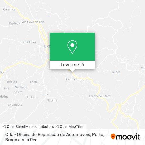 Orla - Oficina de Reparação de Automóveis mapa