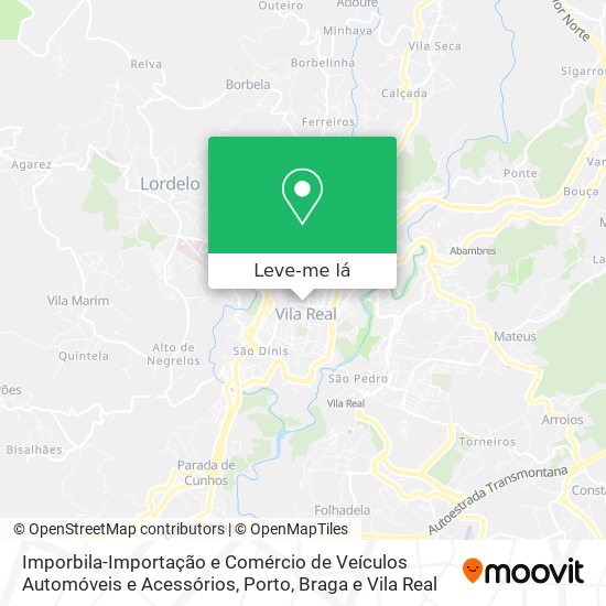 Imporbila-Importação e Comércio de Veículos Automóveis e Acessórios mapa