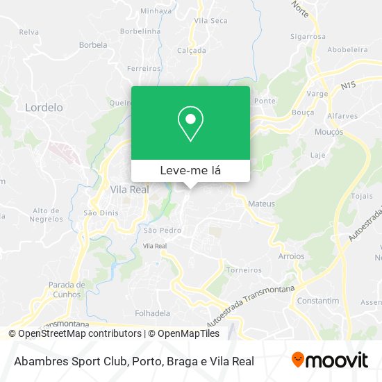 Abambres Sport Club mapa