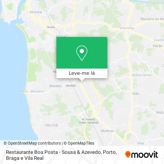 Restaurante Boa Posta - Sousa & Azevedo mapa