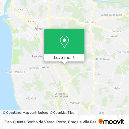 Pao-Quente Sonho de Verao mapa