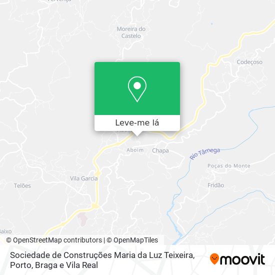 Sociedade de Construções Maria da Luz Teixeira mapa