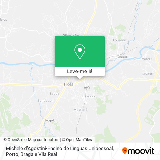 Michele d'Agostini-Ensino de Línguas Unipessoal mapa