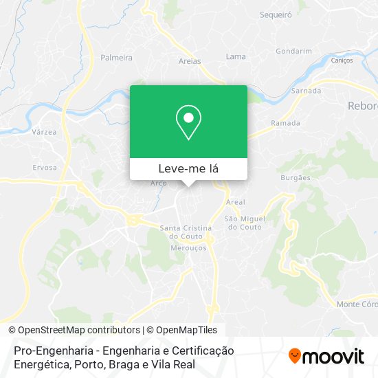 Pro-Engenharia - Engenharia e Certificação Energética mapa