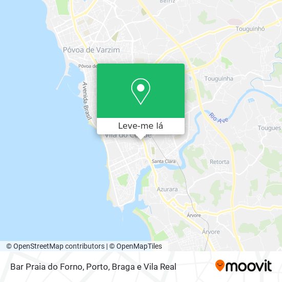 Bar Praia do Forno mapa