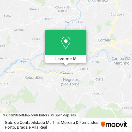 Gab. de Contabilidade Martins Moreira & Fernandes mapa