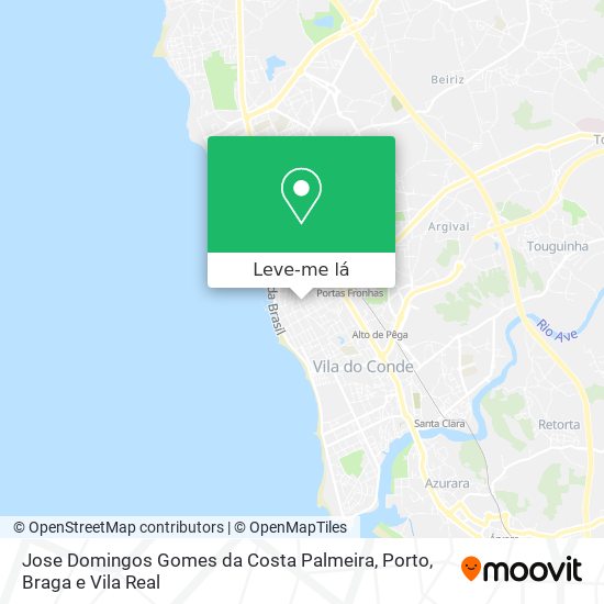 Jose Domingos Gomes da Costa Palmeira mapa