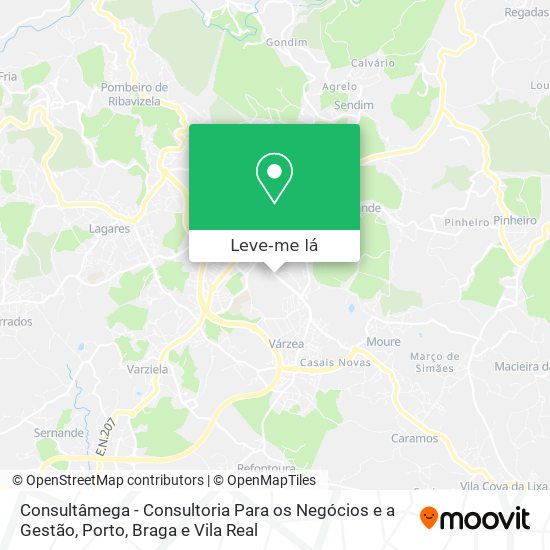 Consultâmega - Consultoria Para os Negócios e a Gestão mapa