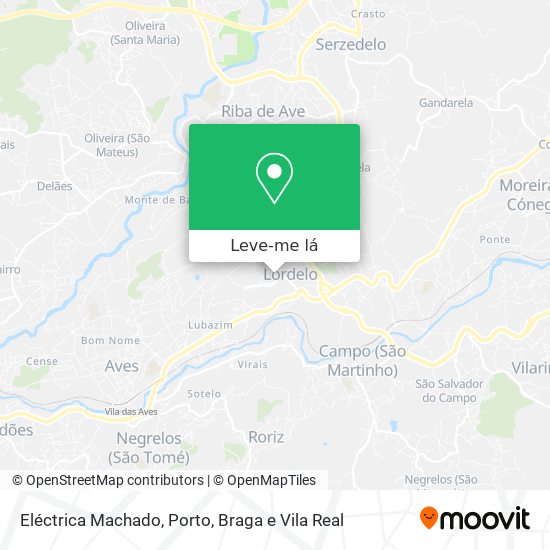 Eléctrica Machado mapa