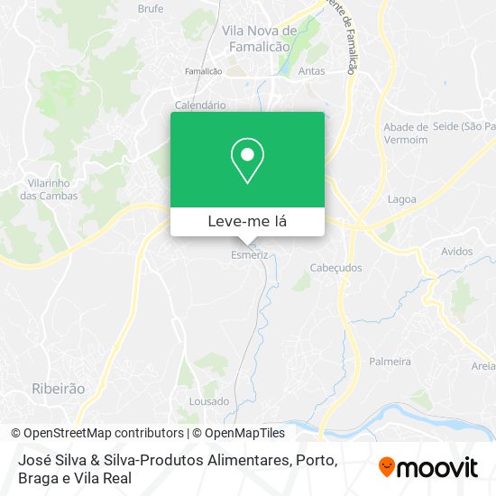 José Silva & Silva-Produtos Alimentares mapa