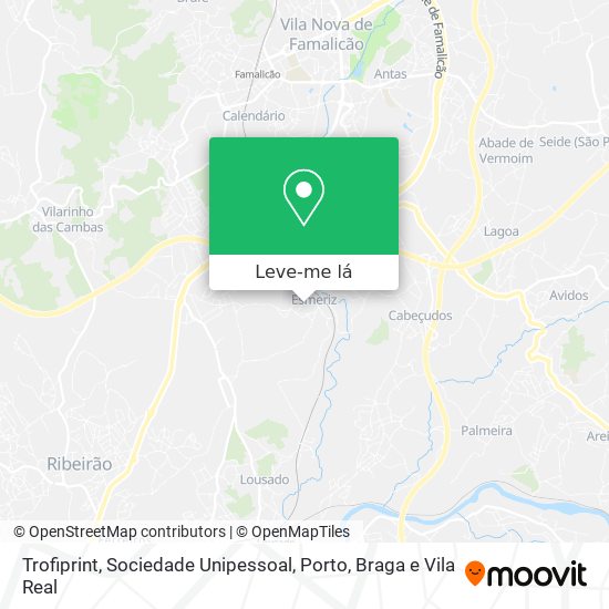 Trofiprint, Sociedade Unipessoal mapa