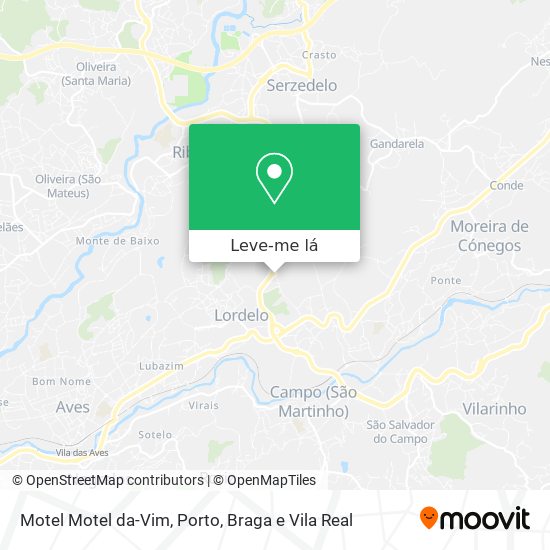Motel Motel da-Vim mapa