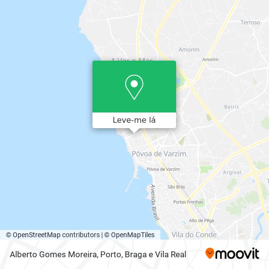 Alberto Gomes Moreira mapa