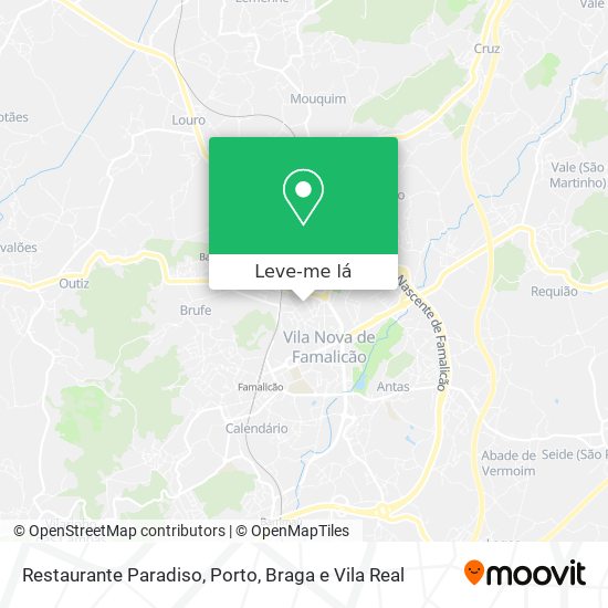 Restaurante Paradiso mapa