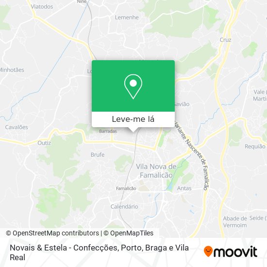 Novais & Estela - Confecções mapa