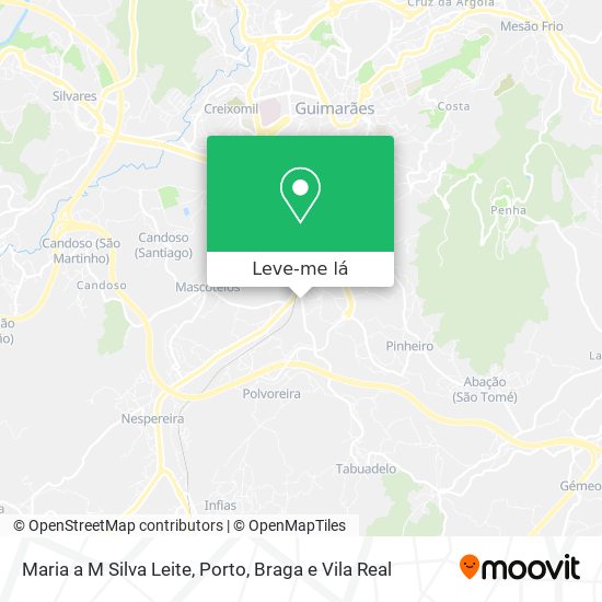 Maria a M Silva Leite mapa