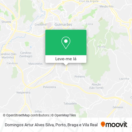 Domingos Artur Alves Silva mapa