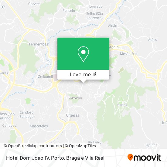 Hotel Dom Joao IV mapa