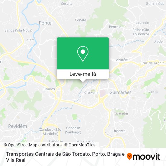 Transportes Centrais de São Torcato mapa