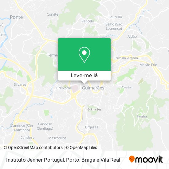 Instituto Jenner Portugal mapa
