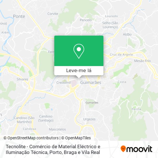 Tecnolite - Comércio de Material Eléctrico e Iluminação Técnica mapa