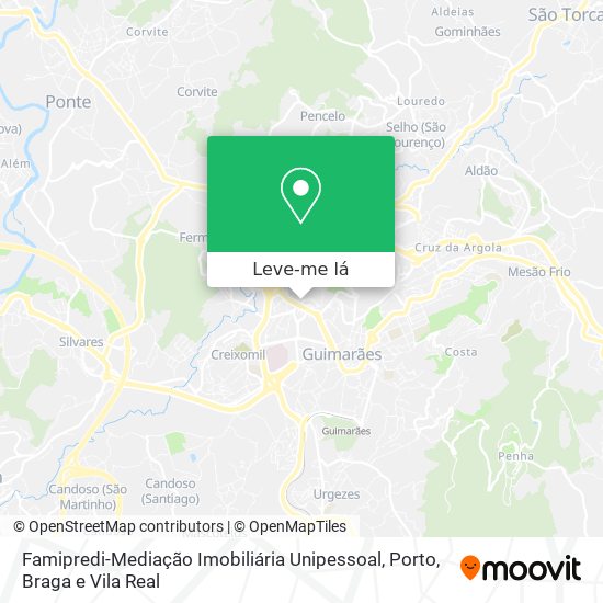 Famipredi-Mediação Imobiliária Unipessoal mapa