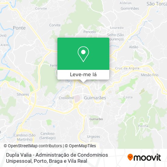 Dupla Valia - Administração de Condomínios Unipessoal mapa