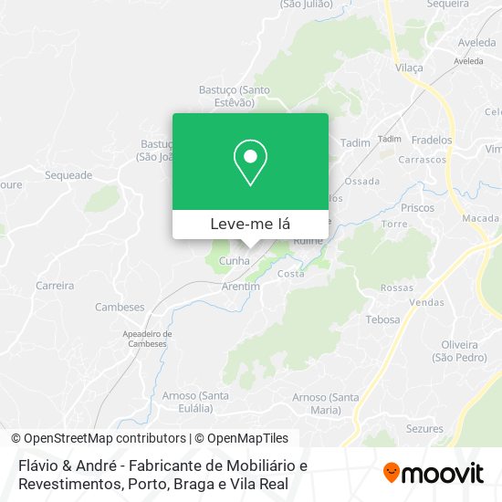 Flávio & André - Fabricante de Mobiliário e Revestimentos mapa